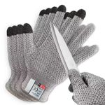 Generic Level 5 cut-resistant safety work gloves, supports touchscreen operation, one size fits all. - image 2