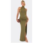 Fashion Sleeveless Drape Maxi Dress