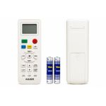 Haier Thermocool Universal Air Conditioner Replacement Remote Control with LCD Display + 2 AAA Batteries – White