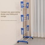 SIKITUT 3 Layer Baby Cloth Hanger Drying Rack Foldable Dryer Rack Indoor/Outdoor - image 5
