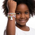 Fashion 3-Piece Childrens bracelet Multicolor Beaded Bracelet Set - image 2
