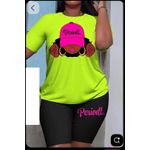 BEAUTIFUL LADIES POLO TOP WITH BIKER SHORT