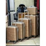 GOLD Travel Luggage With Kit Bag - 5set