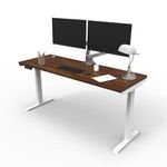 Generic Modern Adjustable Height Electric Standing Desk(1.6mtr) Brown top - image 2