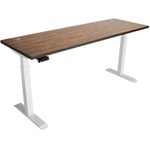 Generic Modern Adjustable Height Electric Standing Desk(1.6mtr) Brown top - image 3