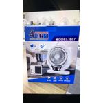4-in-1 Rechargeable Fan (Model: 607)