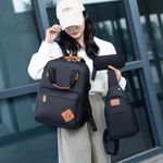 Bro Toumi 3 In1 Multi Functional School Backpack With USB Slot-Black - image 5