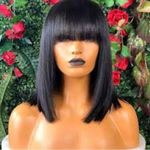 12 Inches FRINGE BOB WIG
