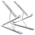 N8 Multifunction Foldable Laptop Stand Up To 17.3" Alloy Aluminum For Macbook,Tablets,Notebook Stand(Double Layer).