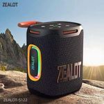 product_image_name-Zealot-S122 25W High Quality Sound Heavy Duty Bass Power IPX6 Waterproof Outdoor RGB Light Bluetooth Speaker-1