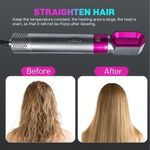 Generic Multi-function 5-in-1 Hairdryer Styling Curling Straightening - image 2