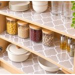 Generic Thick EVA Printed Table Mat Waterproof Non-Slip Cuttable Desk Shelf Liner 30×150cm Transparent Lantern Pattern - image 2