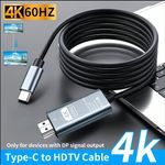 Generic Type-C to HDMI Converter Adapter Cable - 4K@60Hz Video Transmission - image 2