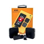 Generic  K95 Wireless Lavalier Noise Cancelling Double Microphone for Vlogging