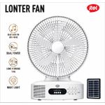 itel LONTER 12-Inch Musical Energy Storage Rechargeable Fan - image 2