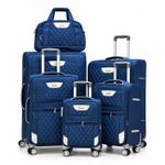 6 set travel Luggage Box - BLUE