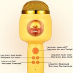 product_image_name-Generic-Children Wireless Bluetooth Phone Singing Microphone - Yellow-5