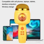 product_image_name-Generic-Children Wireless Bluetooth Phone Singing Microphone - Yellow-7