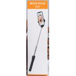 R1S Wireless Bluetooth Selfie Stick Tripod With LED Fill Light - Black