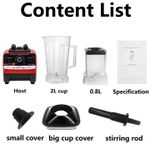 SILVER CREST SilverCrest SC-1589 Multifunctional Electric Blender with Dry Mill Jar - image 5