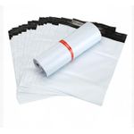 Generic A2 White Courier Nylon Bag (Waterproof Self-Seal) 100 Pieces (38x52cm) - image 2