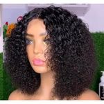 Kinky Water Curly Wig With Closure Natural Colour