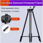 Generic 1.2m Laser Level Tripod For Laser Level Meter (12/16 Lines)