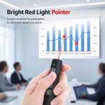 viwomik Wireless Laser PPT Presenter, Multi-Functional Page Flip Remote Control Pen for Office & Classroom - image 4