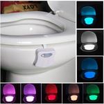 Smart Toilet Bowl Light Seat Sensor Auto Lamp