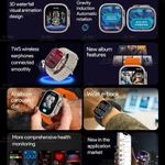 Generic 7 in 1 2.3 inch Full Touch Bluetooth Calling Smartwatch - For Android and IOS - image 2