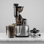 Hoffmans 2-in-1 Vertical Cold Press Slow Juicer with 17cm Extra Large Feeding Tube - image 4