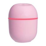 Generic Mini  Humidifier 220ml Small  Diffuser LED Light  Pink - image 2