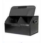 product_image_name-Generic-Top-Grade Quality Foldable Leather Trunk Storage Organizer with Toyota Logo – Black-2