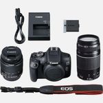 Canon Ink Cart EOS 2000D DSLR Camera With 18-55Mm & 75-300mm Lens