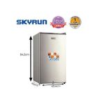 product_image_name-Skyrun-80 Litres Single Door Anti-rust Fridge (BCD-90J) - INOX.-1