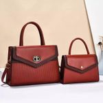 Women’s 2-in-1  Handbag Set-Red