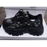 Soft Plain  Unique Sneaker -artic black