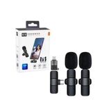 K9 wireless Lavalier microphone portable clip on mic for andriod & iPhone