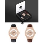 Tomi Sophisticated 2 Leather strap  Man Gift ideas Genuine Wristwatch