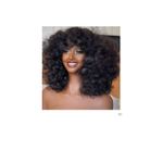 Affordable Bounce Curl fringe wig