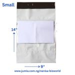 product_image_name-Generic-Courier Bags /Courier Nylons /Poly Mailer Bags Invoice Pocket 100pcs White A4 23x36cm 9/14 Inches-4