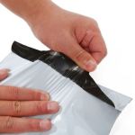 product_image_name-Generic-Courier Bags /Courier Nylons /Poly Mailer Bags Invoice Pocket 100pcs White A4 23x36cm 9/14 Inches-5