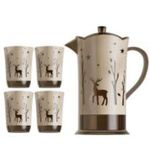 ACRYLIC WATER JUG WITH CUPS