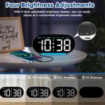 Generic Large LED Digital Alarm Clock, Week Indicator Desktop Clock For Bedroom Office Home - image 3