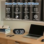 Generic Large LED Digital Alarm Clock, Week Indicator Desktop Clock For Bedroom Office Home - image 4