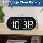 Generic Large LED Digital Alarm Clock, Week Indicator Desktop Clock For Bedroom Office Home - image 7
