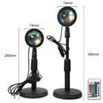 Mythco 20-Color Sunset Lamp/Projector with Remote Control, USB Powered - image 8
