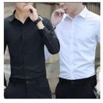 2 in 1 Men's Plain Long Sleeve Shirts