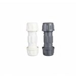 Generic Size 25 quick-connect water pipe fitting, white