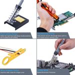 Generic 19 in 1 60W Adjustable Temperature Soldering Iron Multimeter Tool Set, Color: Gray EU Plug - image 6